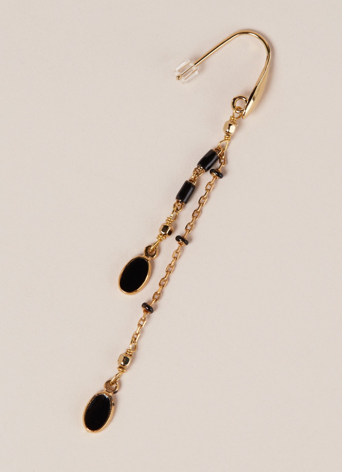 Isabel Marant Casablanca oorhangers met resin - detail 3 goud