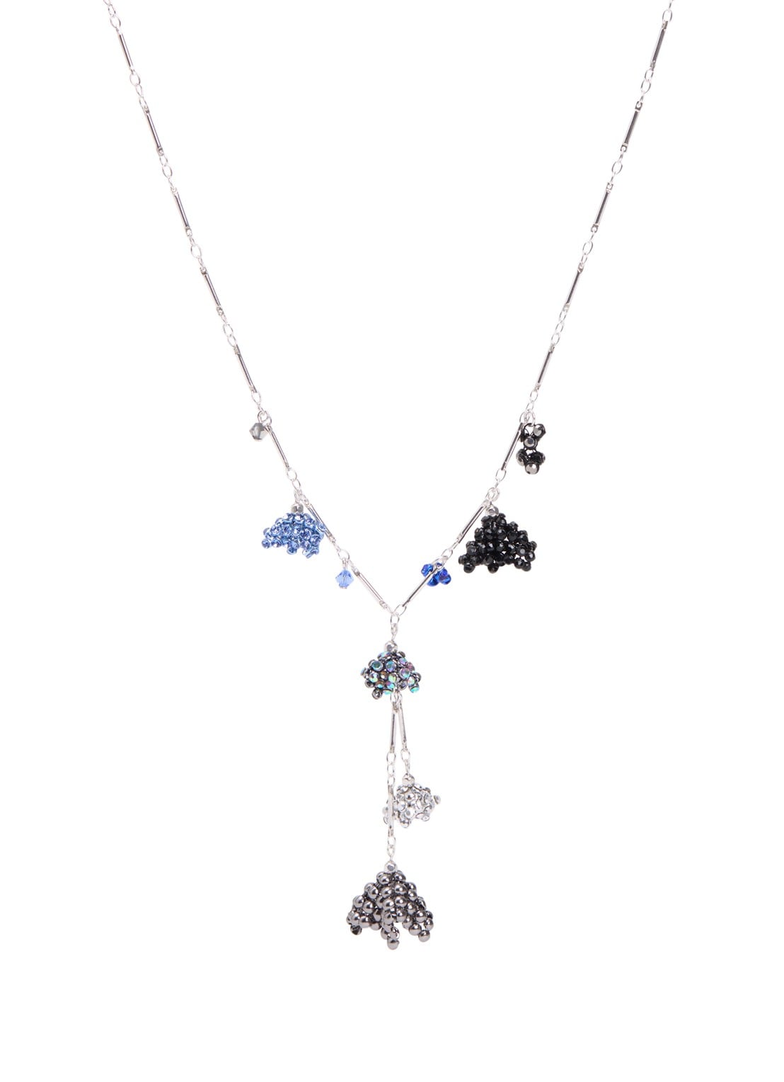 Isabel Marant Catalina ketting met hanger - voorkant blauw