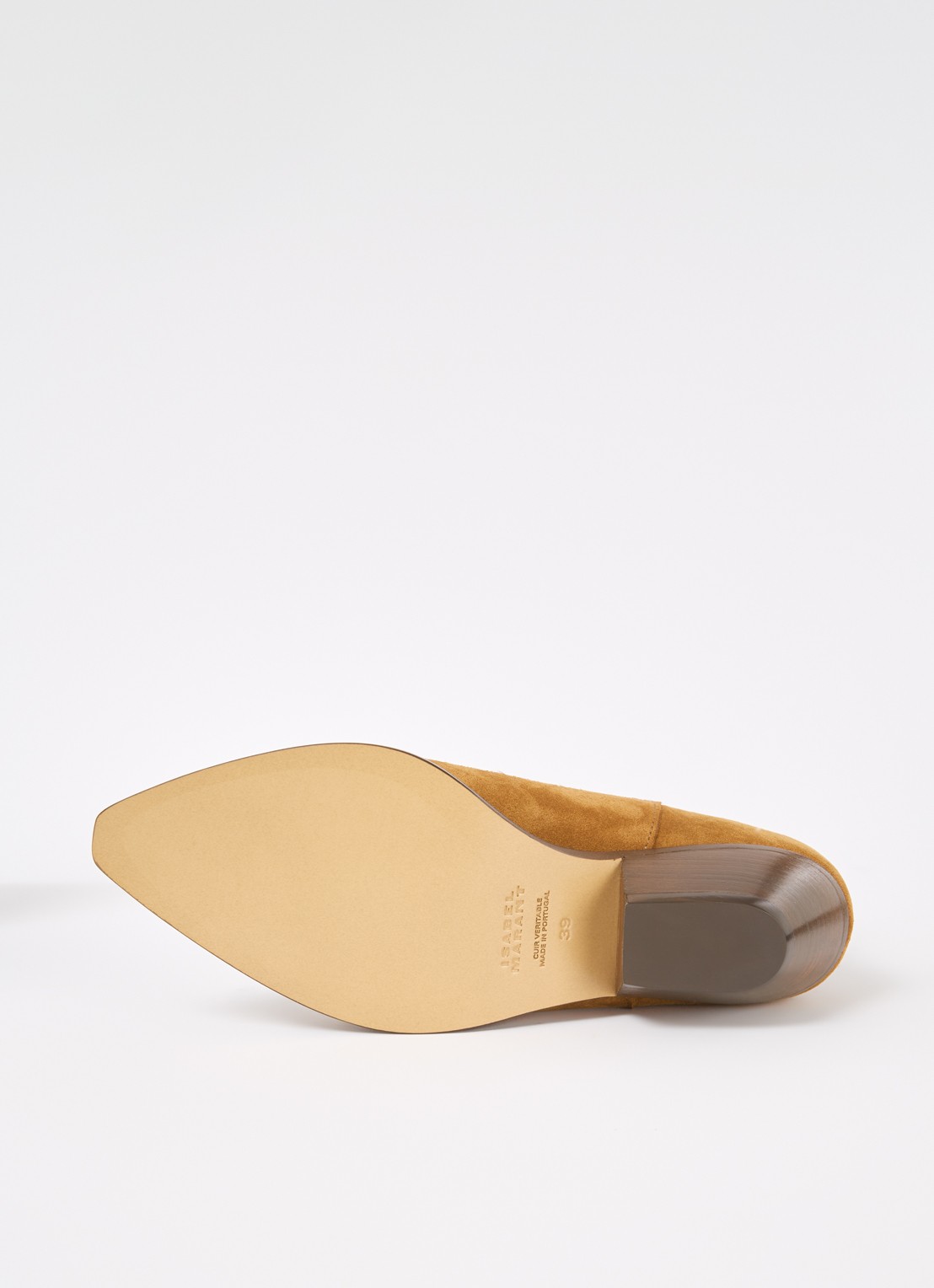 Isabel Marant Duerto cowboylaars van suède  - detail 5 cognac