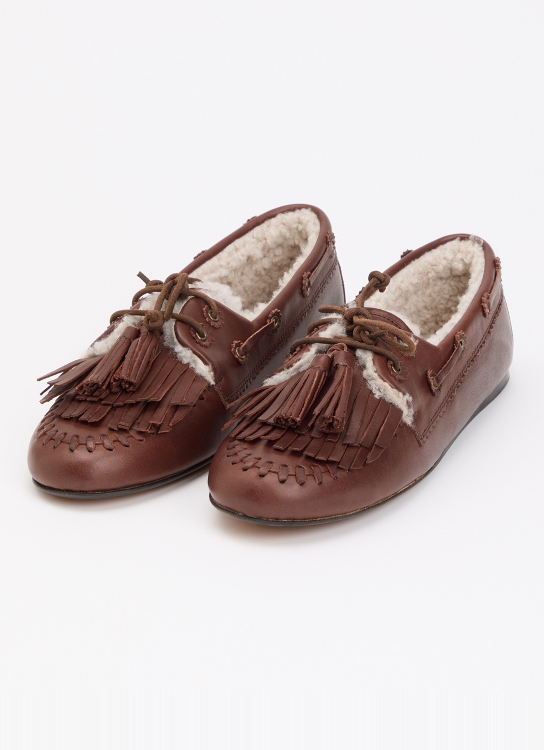 Isabel Marant Fersi bootschoen van kalfsleer - detail bruin
