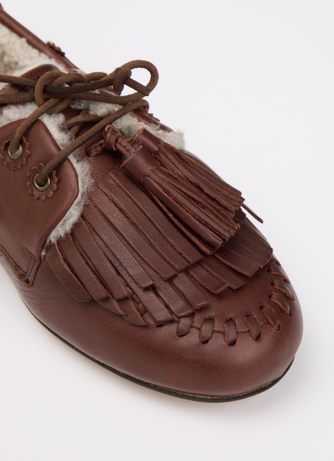 Isabel Marant Fersi bootschoen van kalfsleer - detail 4 bruin