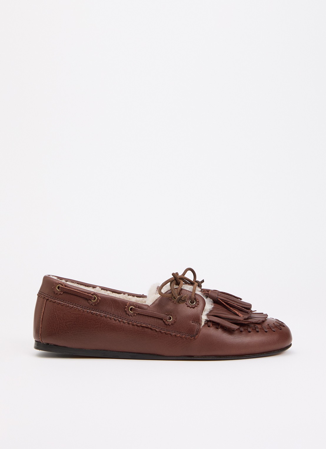 Isabel Marant Fersi bootschoen van kalfsleer - voorkant 6 bruin