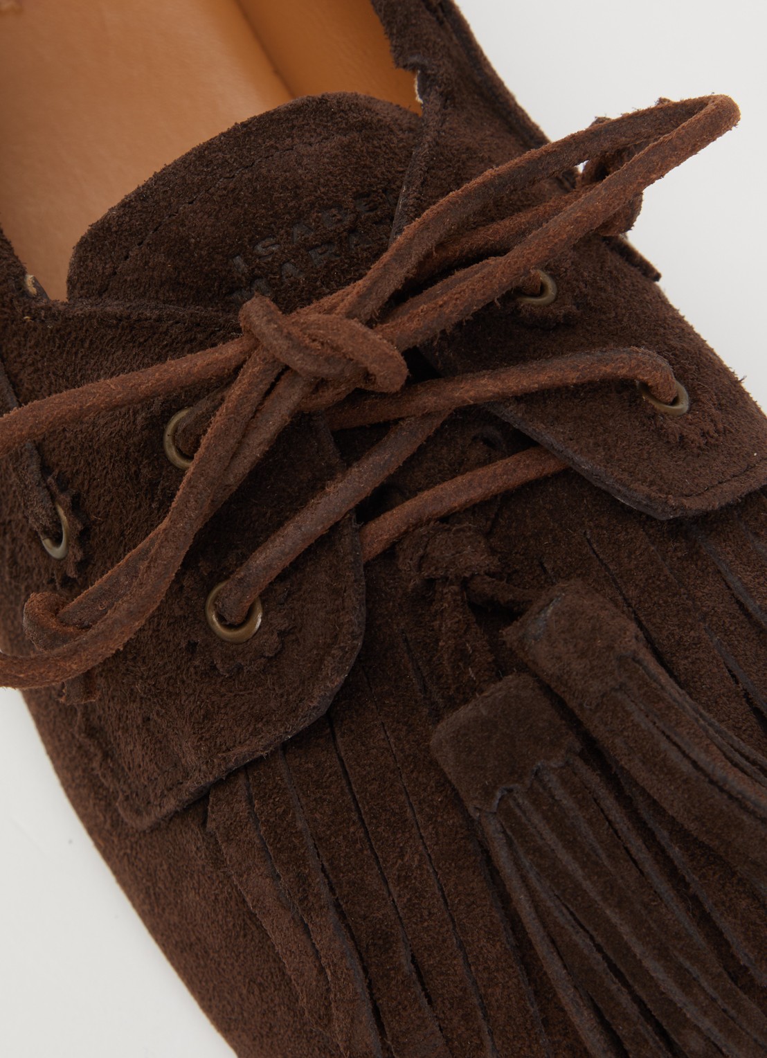 Isabel Marant Fersi bootschoen van kalfssuède - detail 5 donkerbruin
