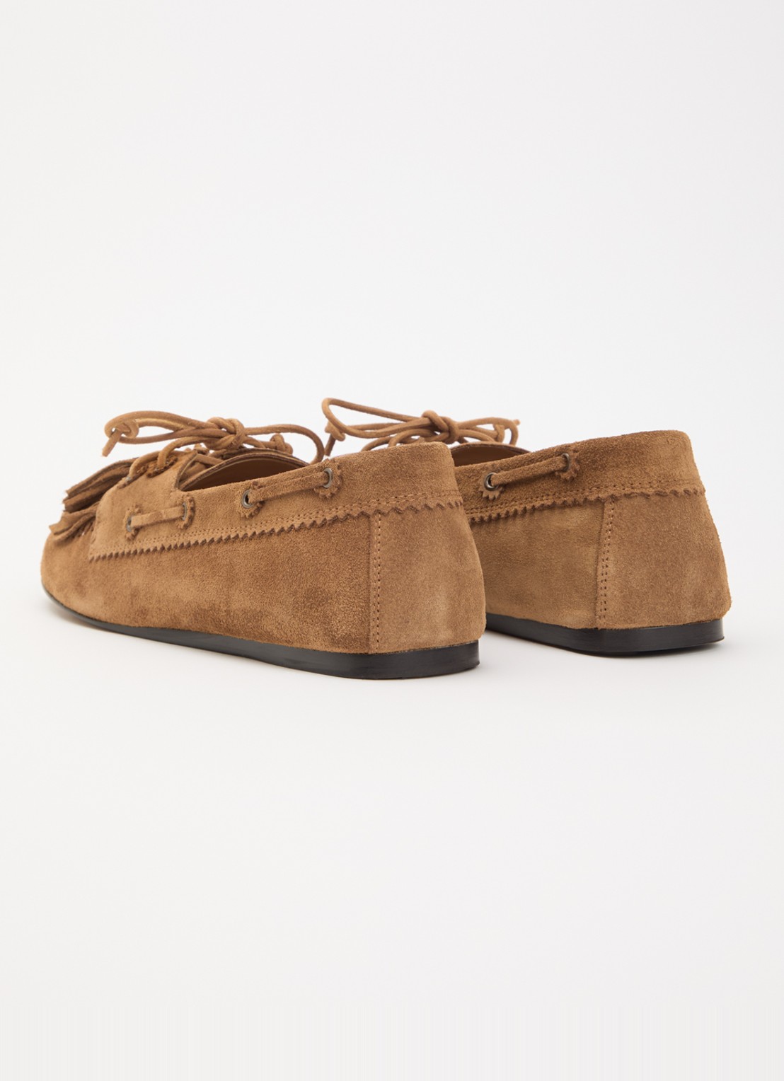 Isabel Marant Fersi mocassin van kalfssuéde  - achterkant bruin