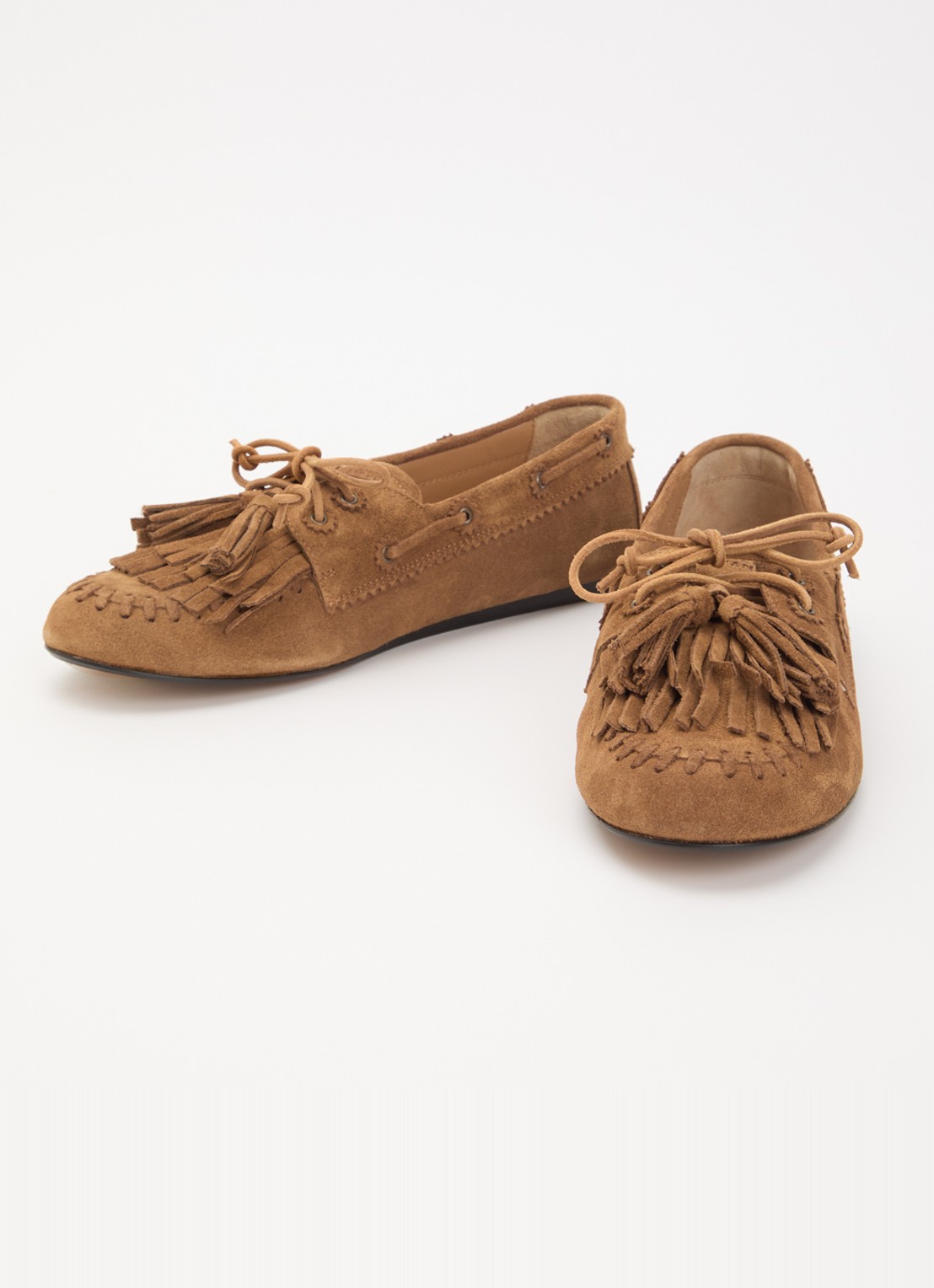 Isabel Marant Fersi mocassin van kalfssuéde  - detail 4 bruin