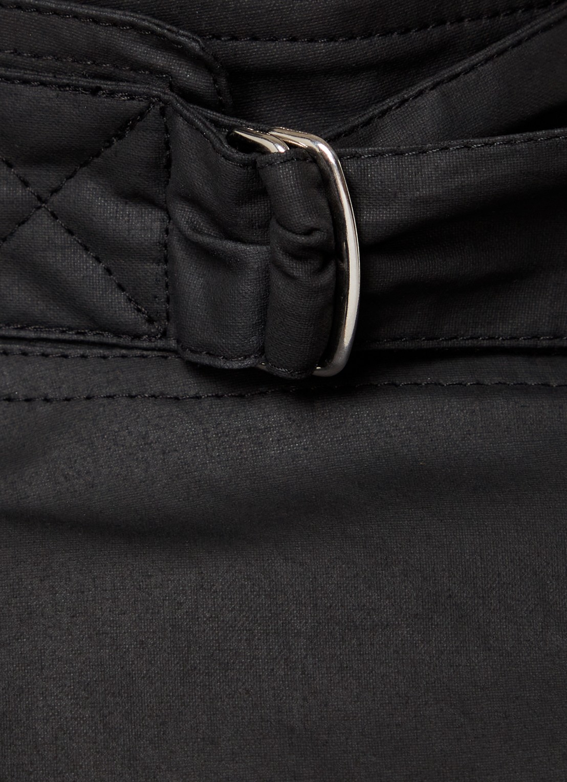 Isabel Marant Gokely korte trenchcoat met ceintuur  - detail 2 zwart