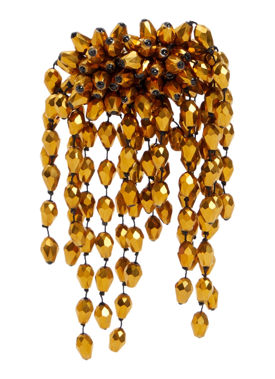 Isabel Marant Hanabi broche met kristal - voorkant 3 goud