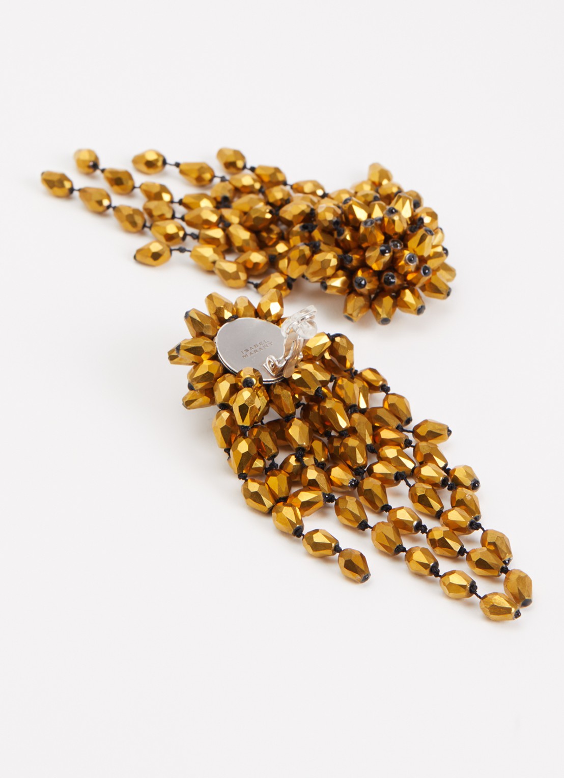 Isabel Marant Hanabi oorclips  - detail 2 brons