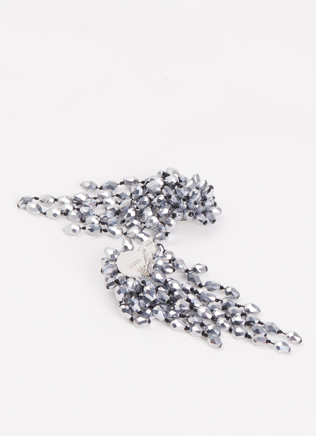 Isabel Marant Hanabi oorclips  - detail antraciet