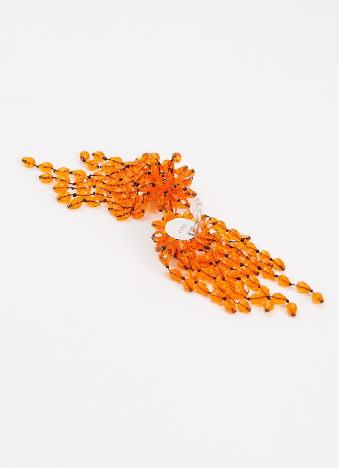 Isabel Marant Hanabi oorclips  - detail oranje