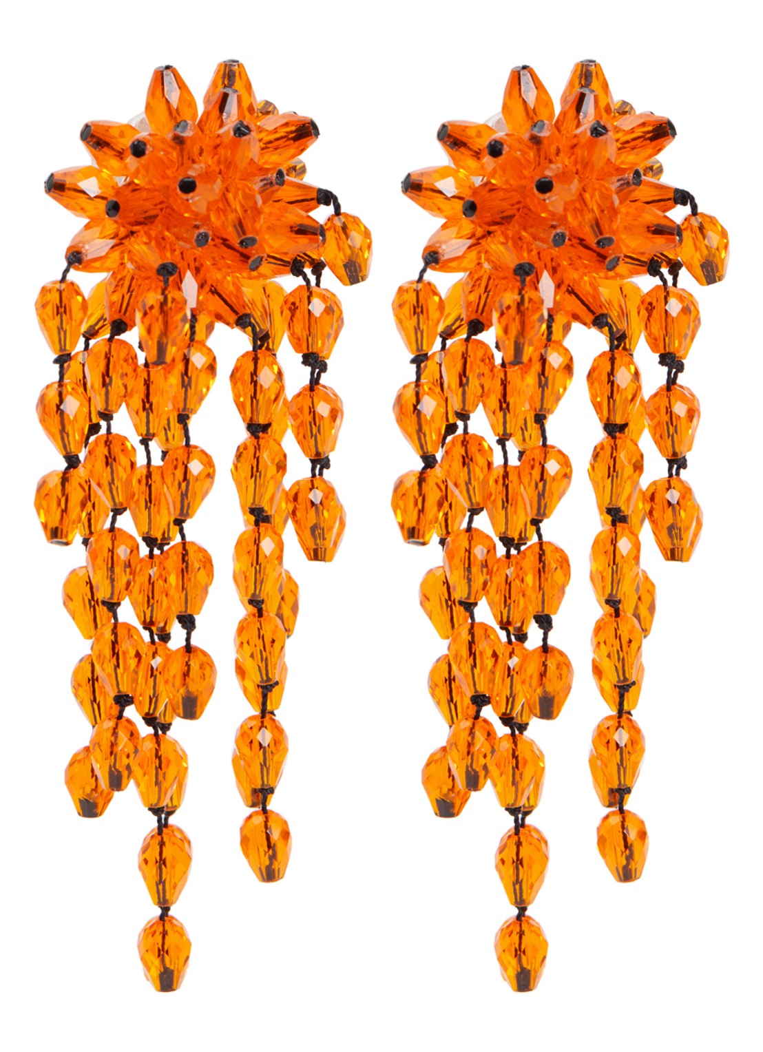 Isabel Marant Hanabi oorclips  - voorkant 2 oranje