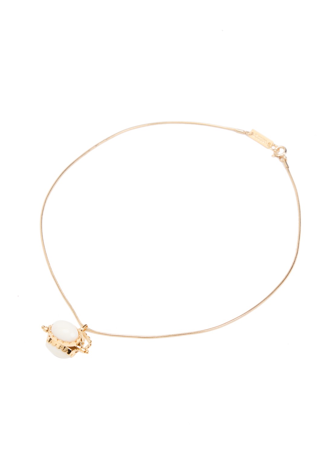 Isabel Marant Hanae ketting met hanger - detail gebroken wit