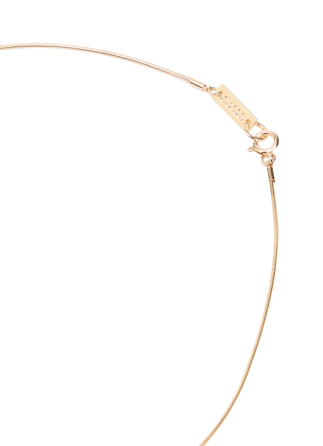 Isabel Marant Hanae ketting met hanger - detail 2 gebroken wit