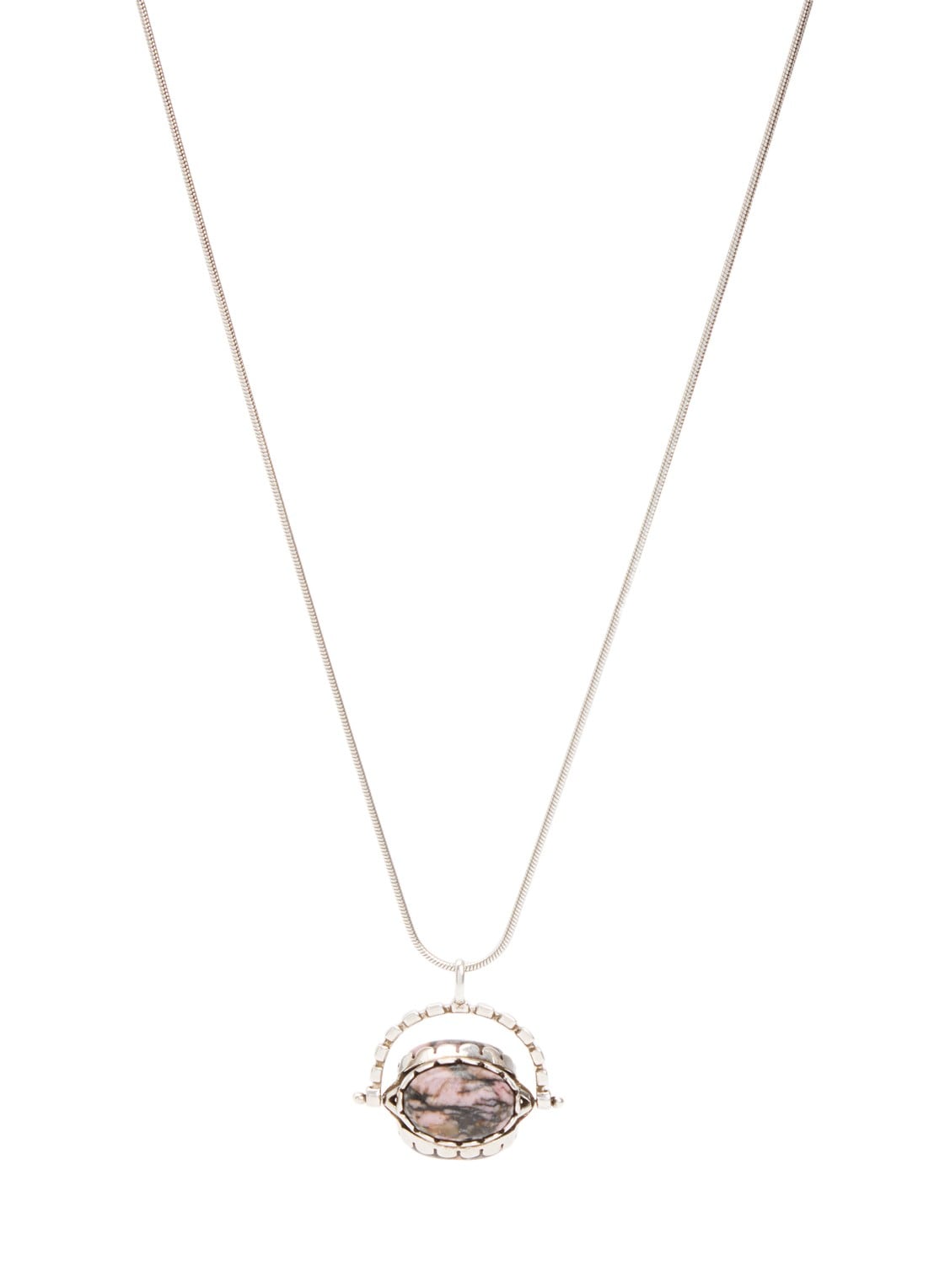 Isabel Marant Hanae ketting met hanger - voorkant 3 roze