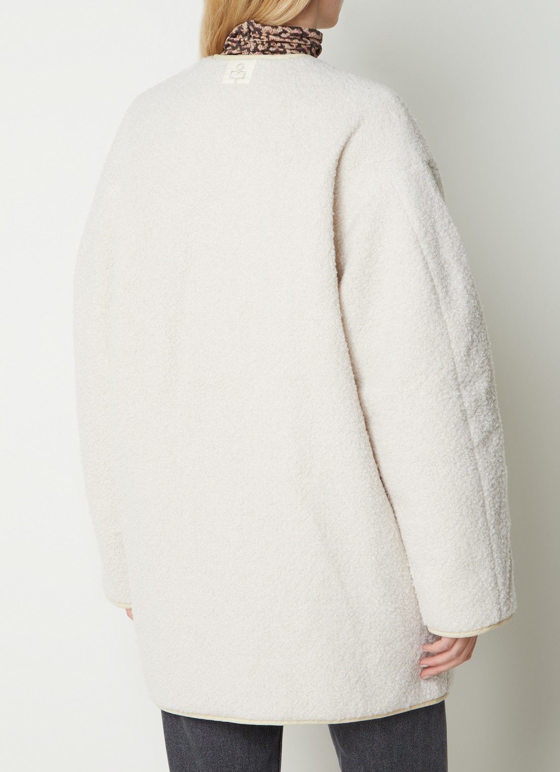Isabel Marant Himemma reversible parka met steekzakken  - achterkant gebroken wit