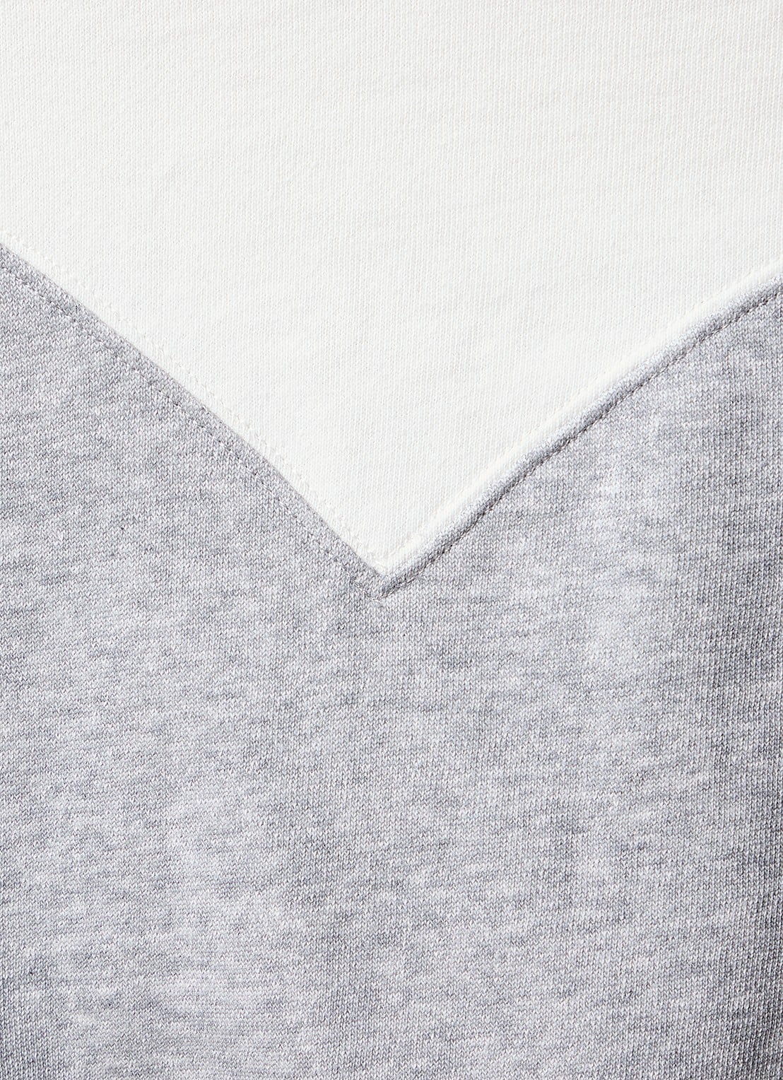 Isabel Marant Houston sweater met logo en gemêleerd dessin - detail 5 gebroken wit