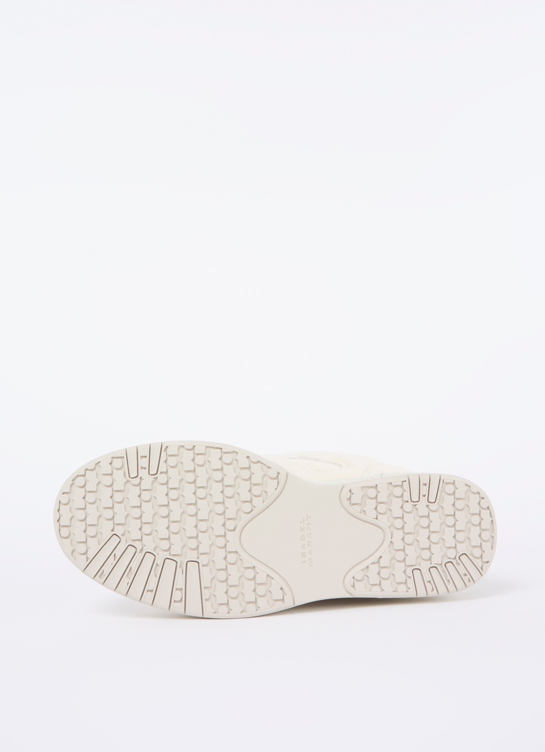 Isabel Marant IM3 sneaker van kalfssuède - detail 2 gebroken wit