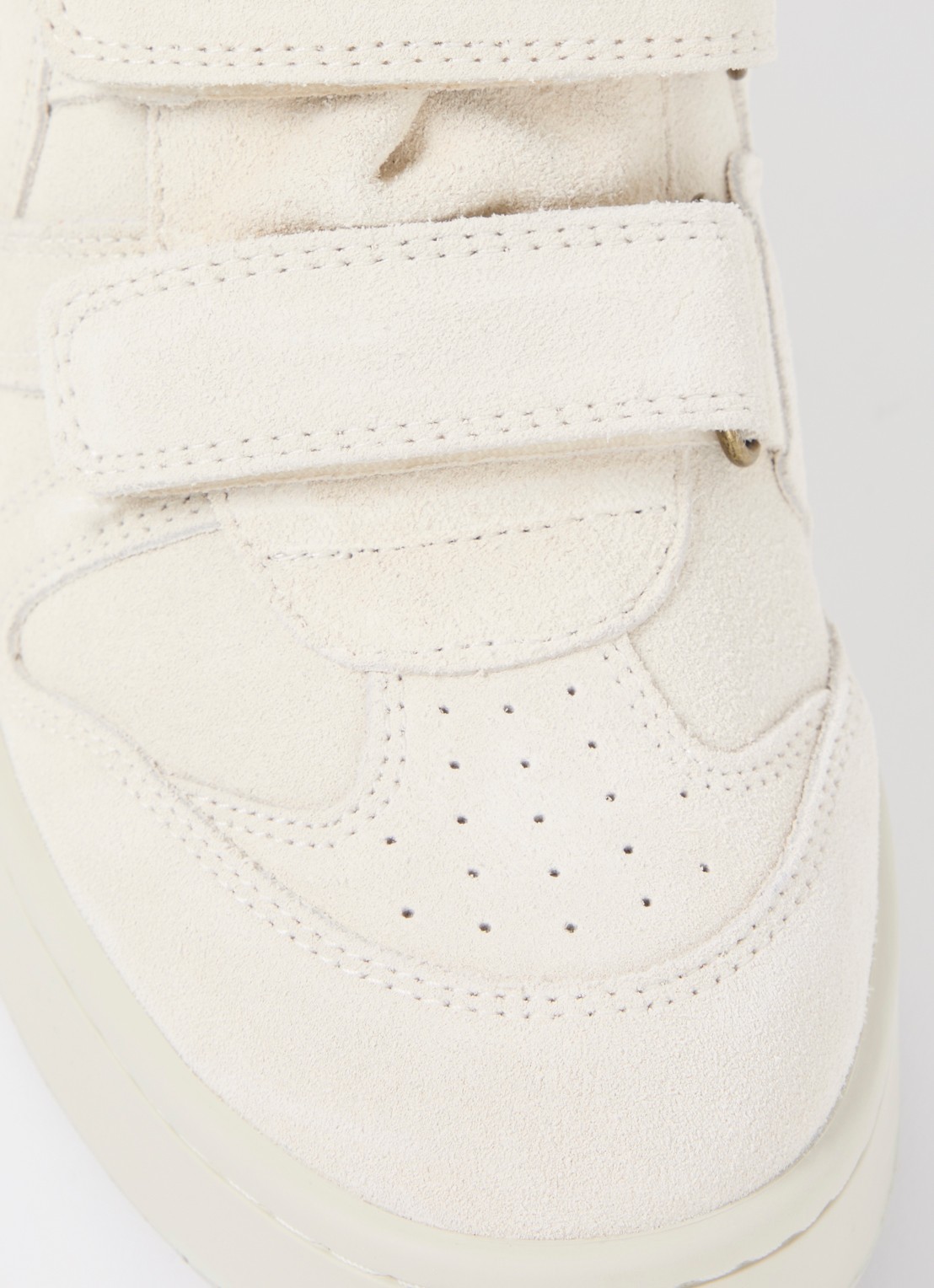Isabel Marant IM3 sneaker van kalfssuède - detail 3 gebroken wit