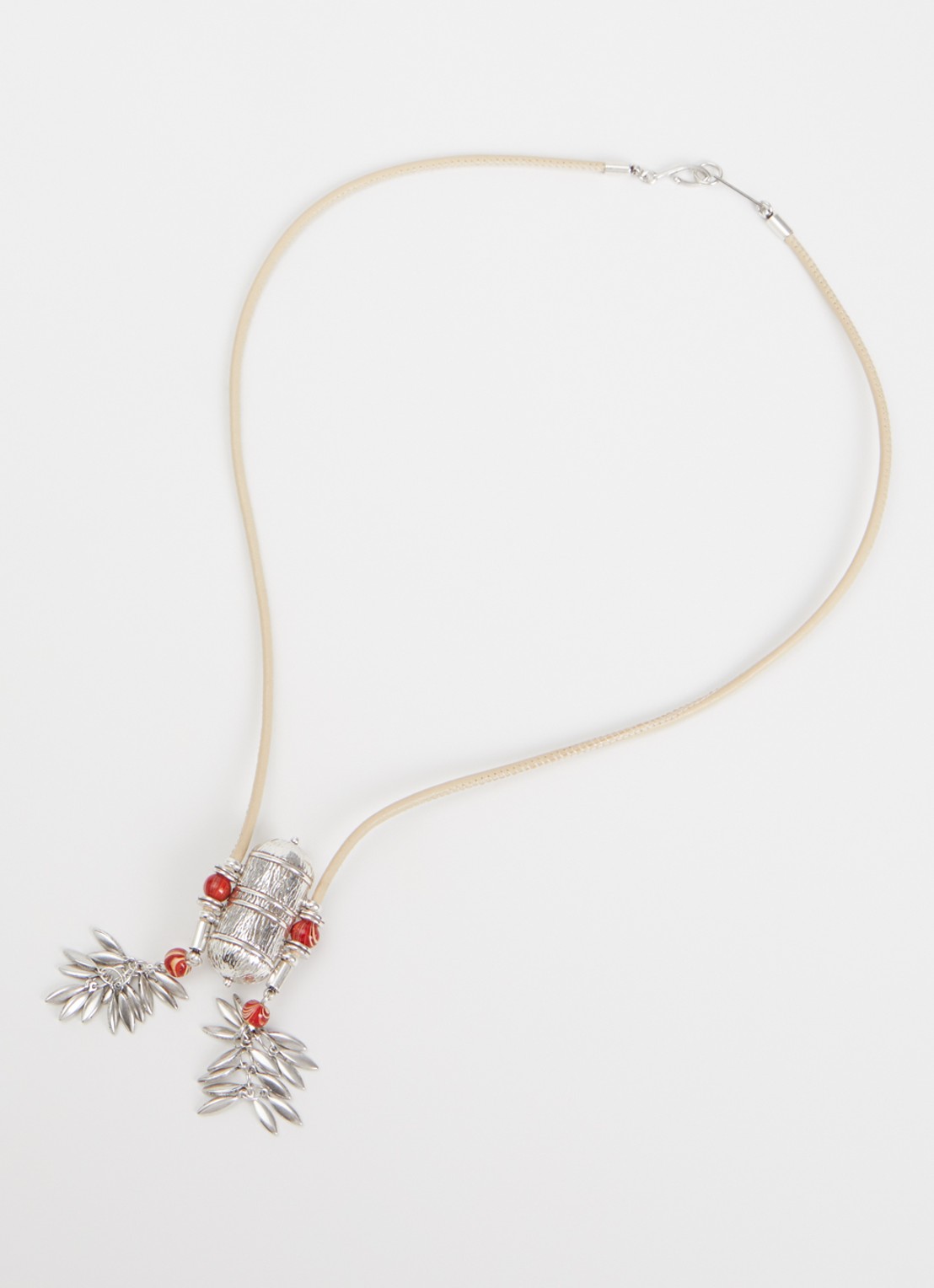 Isabel Marant Janis ketting met hanger - detail 2 beige