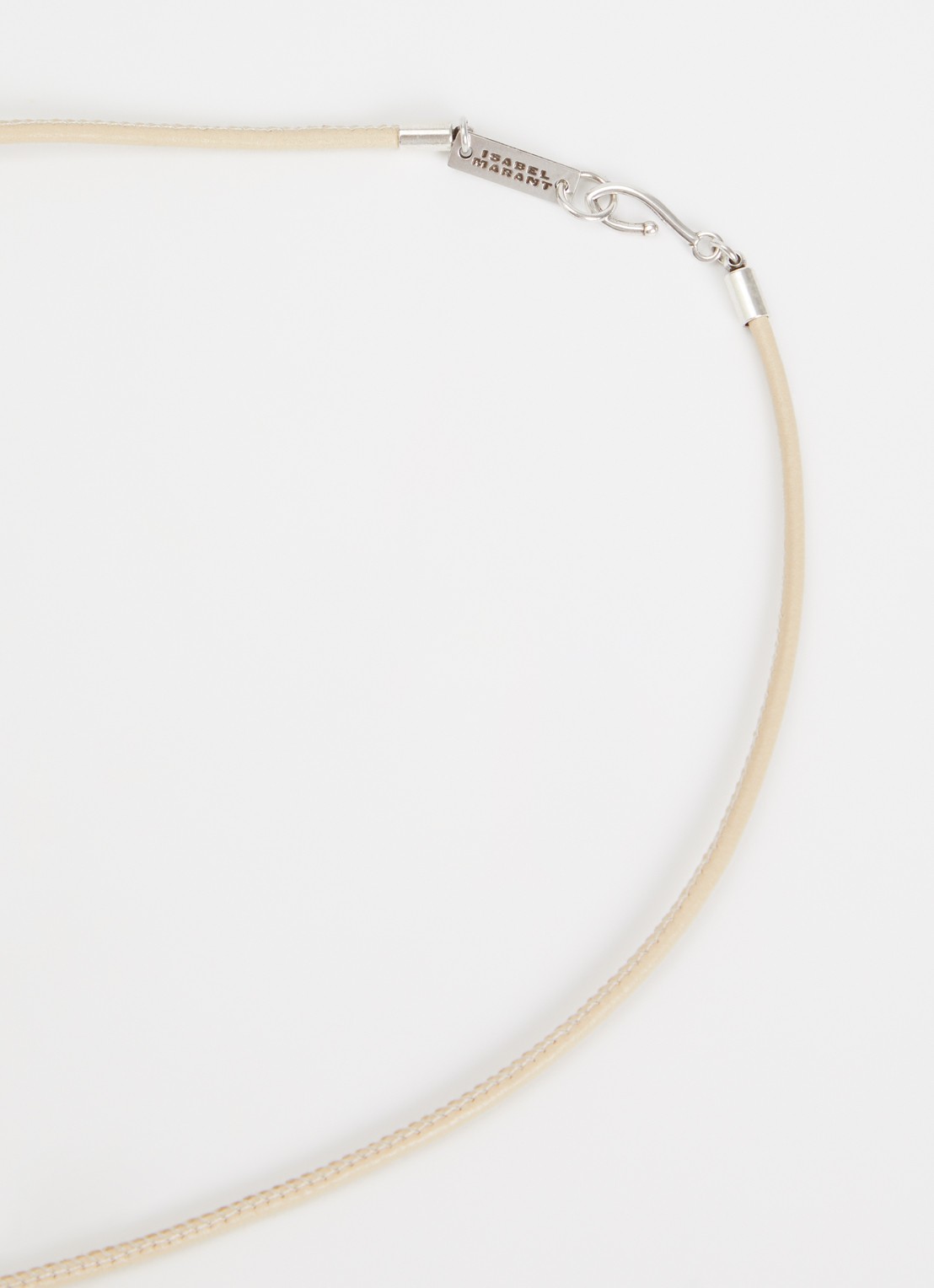 Isabel Marant Janis ketting met hanger - detail 3 beige
