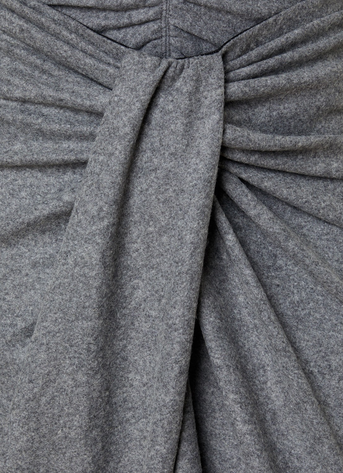 Isabel Marant Jeldia midi rok met stretch - detail 2 grijs