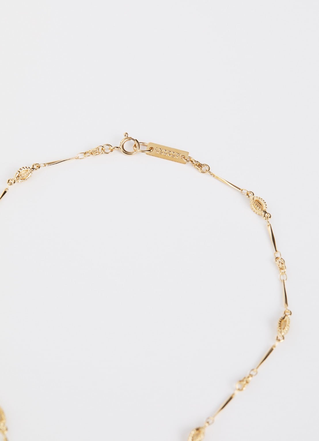 Isabel Marant Joanne ketting met hanger - detail 2 gebroken wit