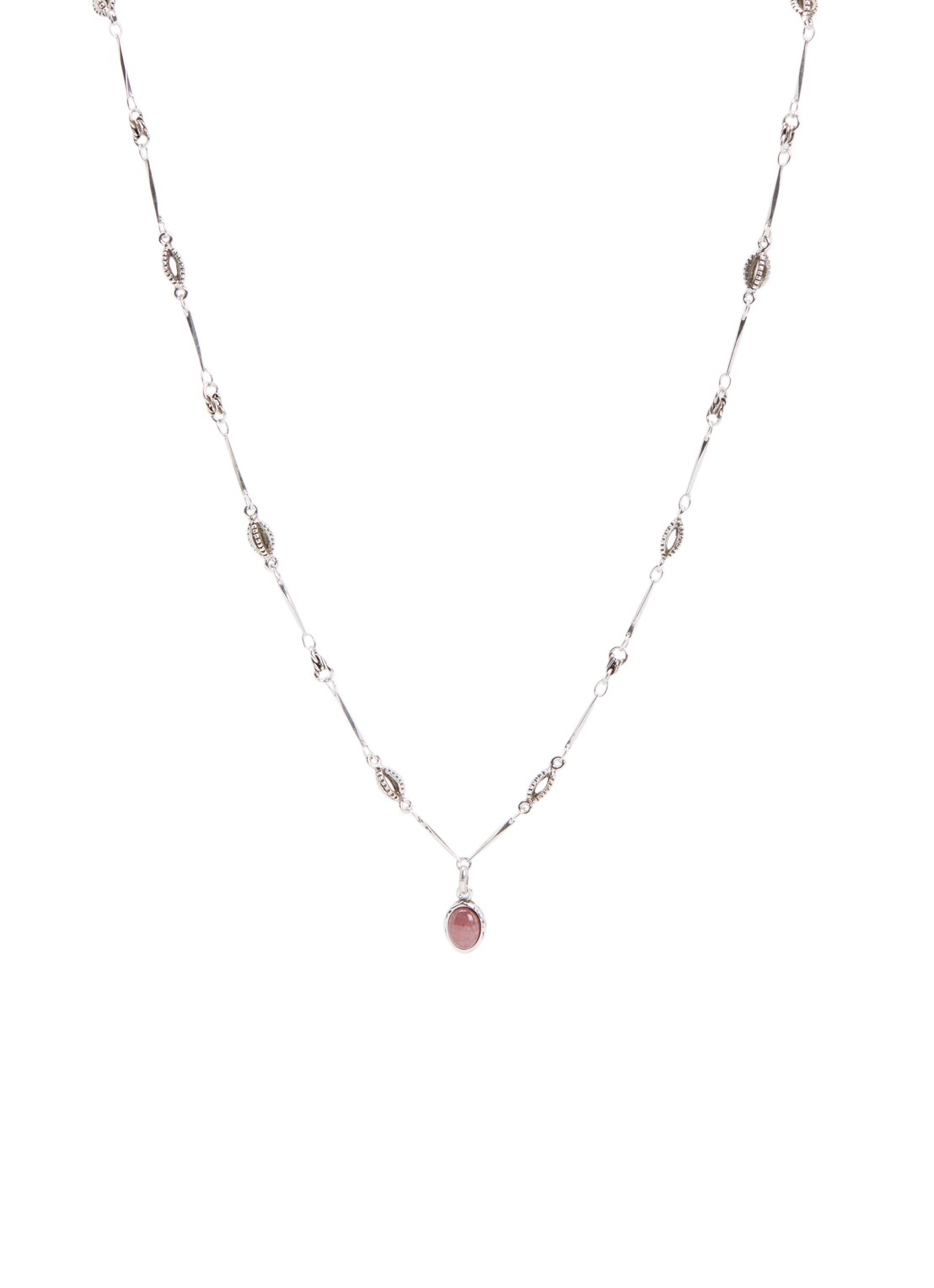Isabel Marant Joanne ketting met hanger - voorkant 3 zalmroze