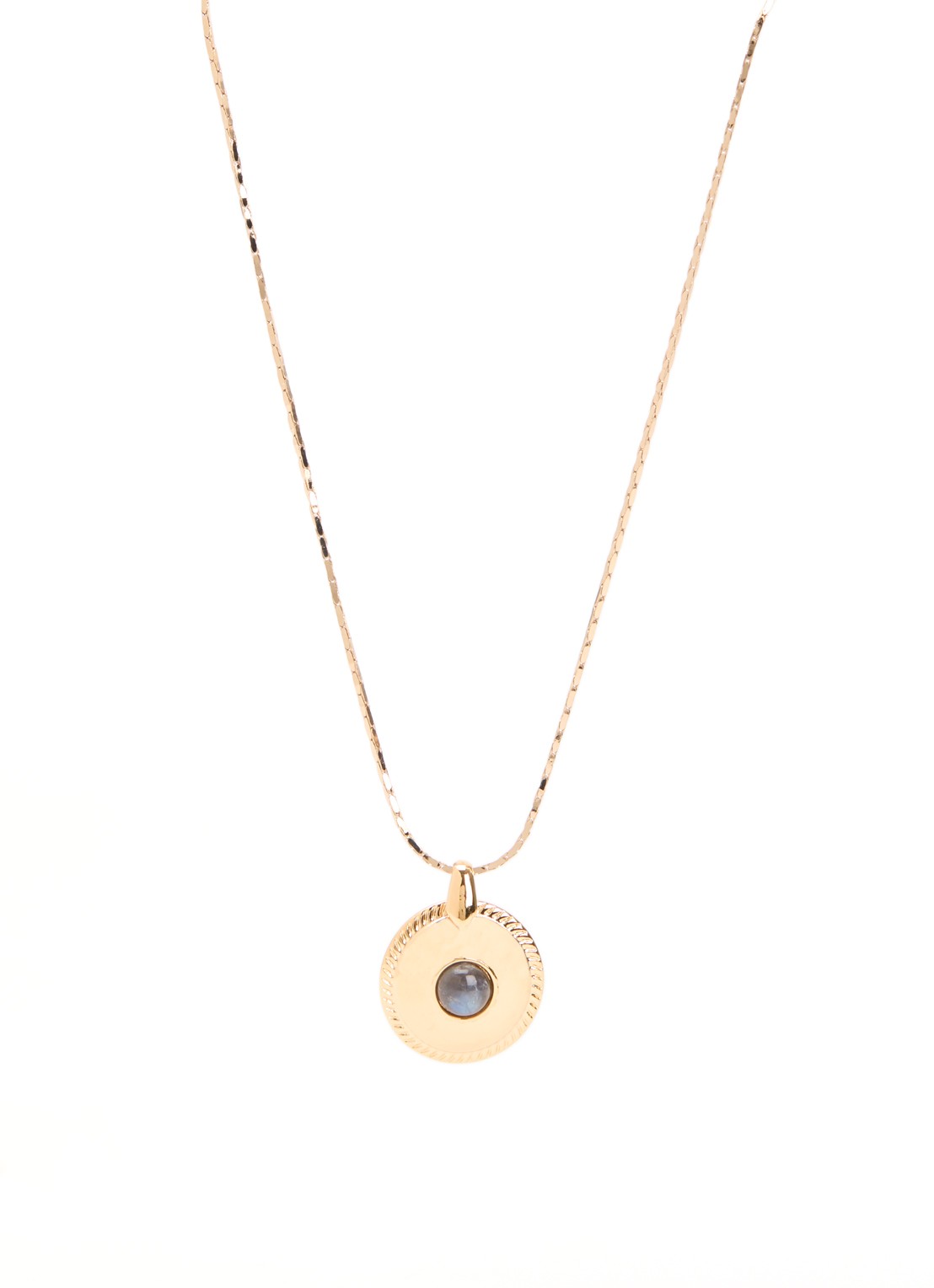 Isabel Marant Lam ketting met hanger - voorkant 4 goud