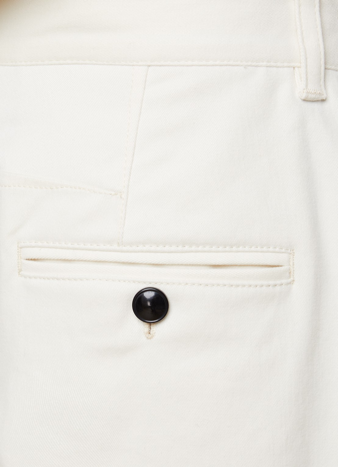 Isabel Marant Lenadia high waist wide fit broek met steekzakken - detail 2 ivoor