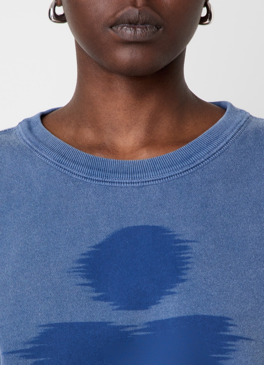 Isabel Marant Mobyli sweater met logoprint - detail 3 indigo