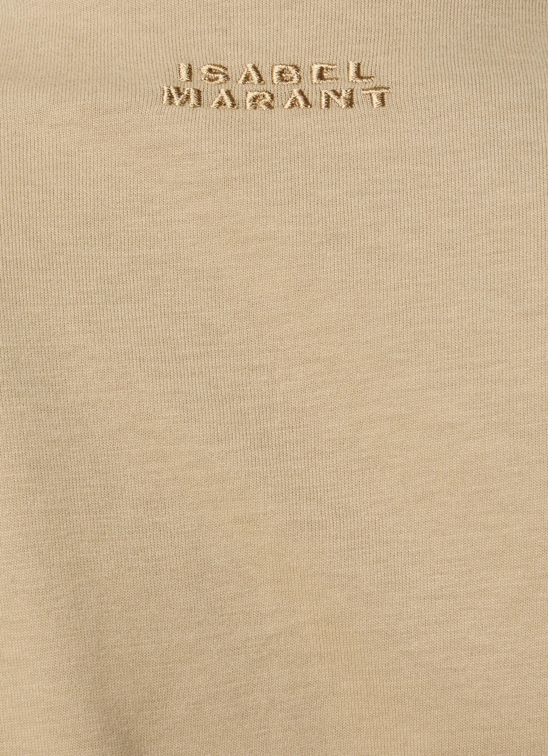Isabel Marant Nadrine top met schoudervulling en V-hals - detail 4 beige