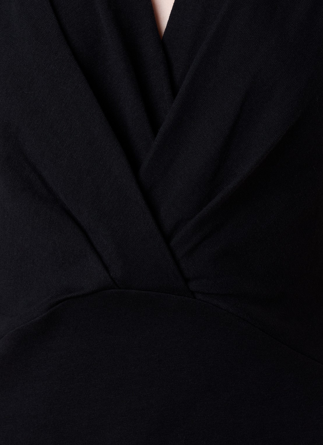Isabel Marant Nadrine top met schoudervulling en V-hals - detail 2 zwart