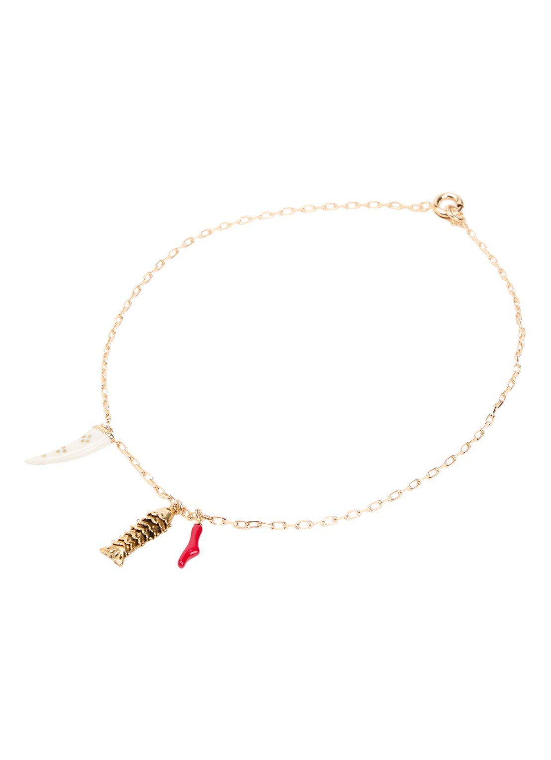 Isabel Marant New River Long ketting met hanger - detail 2 goud