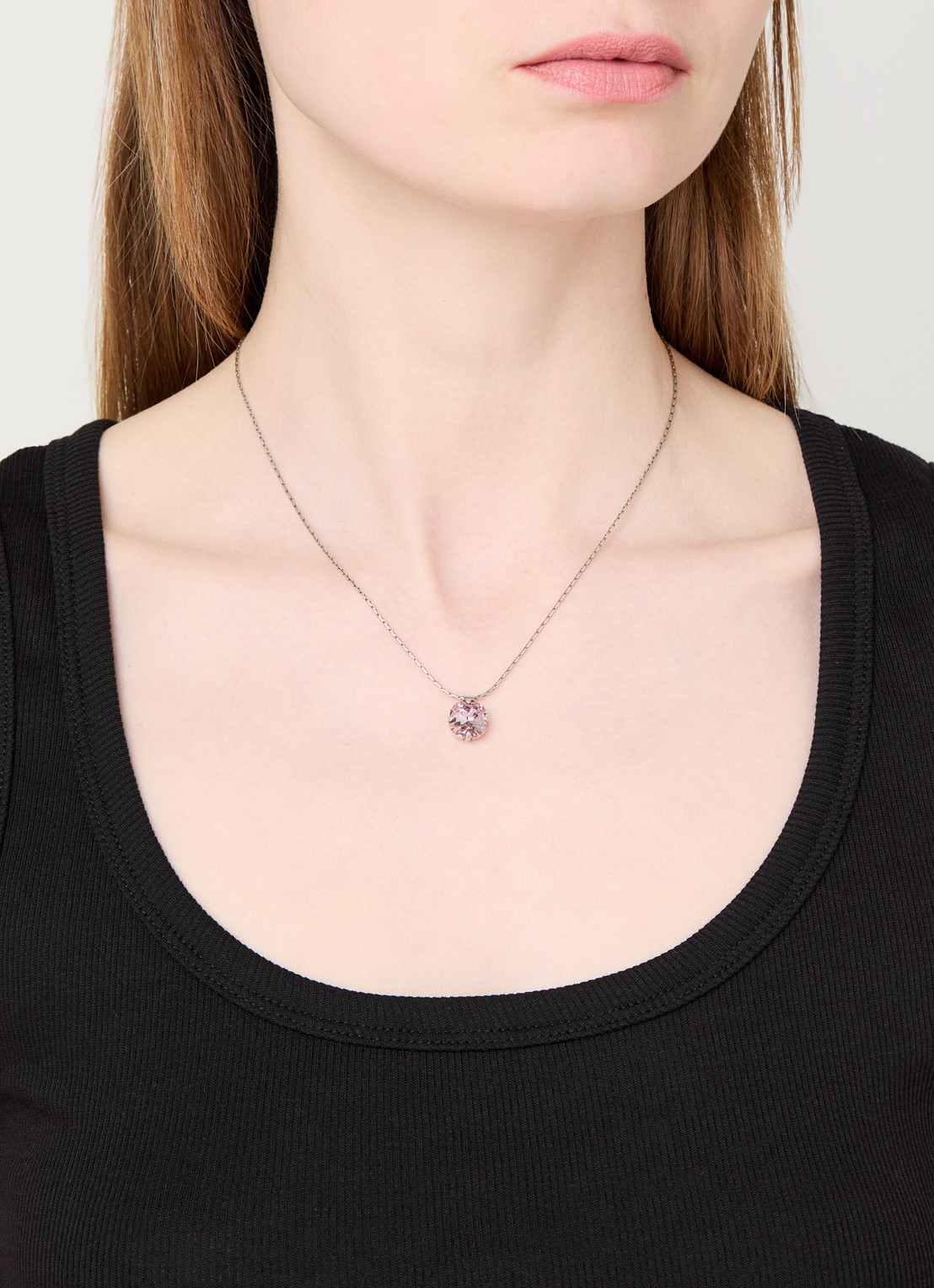 Isabel Marant Olga ketting met hanger - voorkant 5 lichtroze