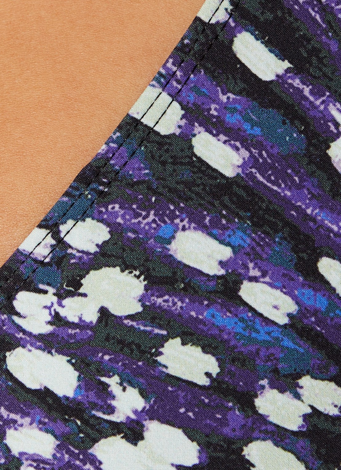 Isabel Marant Petra bikinitop met print - detail 4 paars
