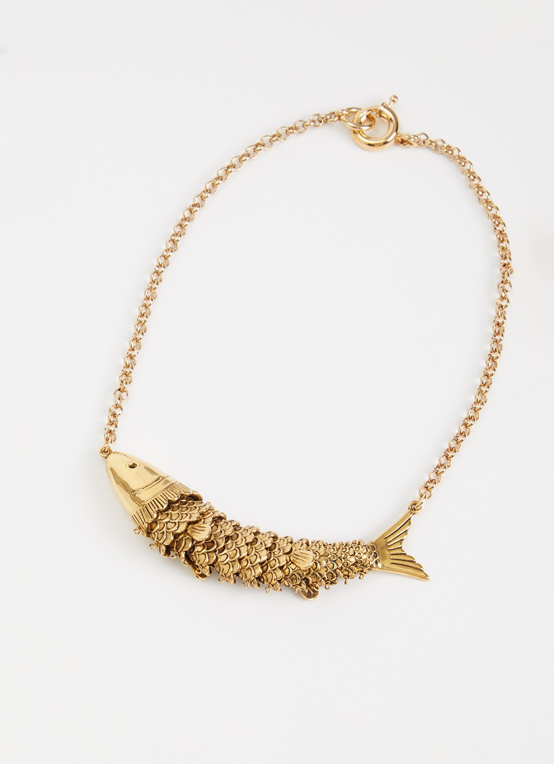Isabel Marant River choker verguld - detail goud
