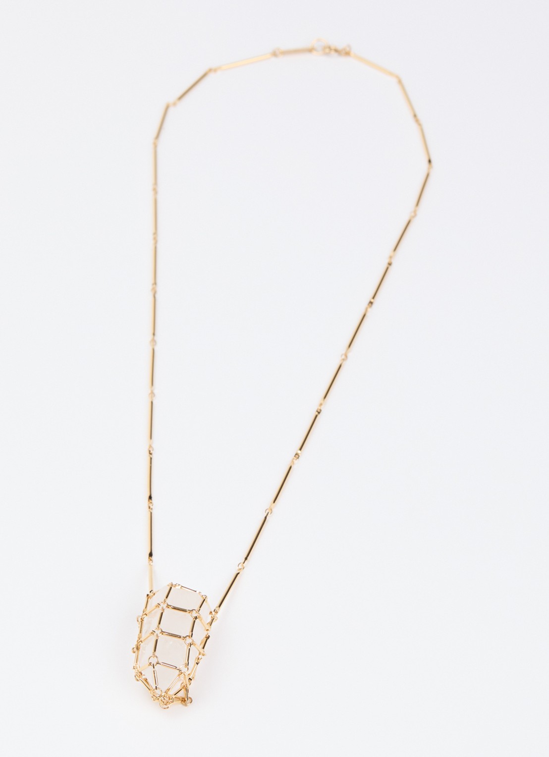 Isabel Marant Rock ketting met kristal - detail goud