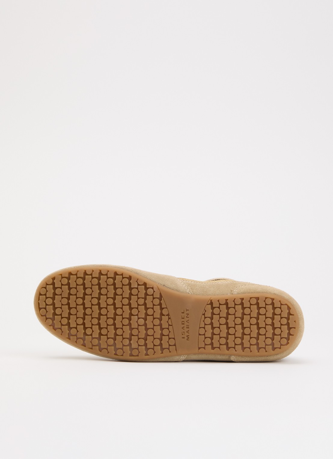 Isabel Marant Senny Low sneaker van suède - detail 4 khaki