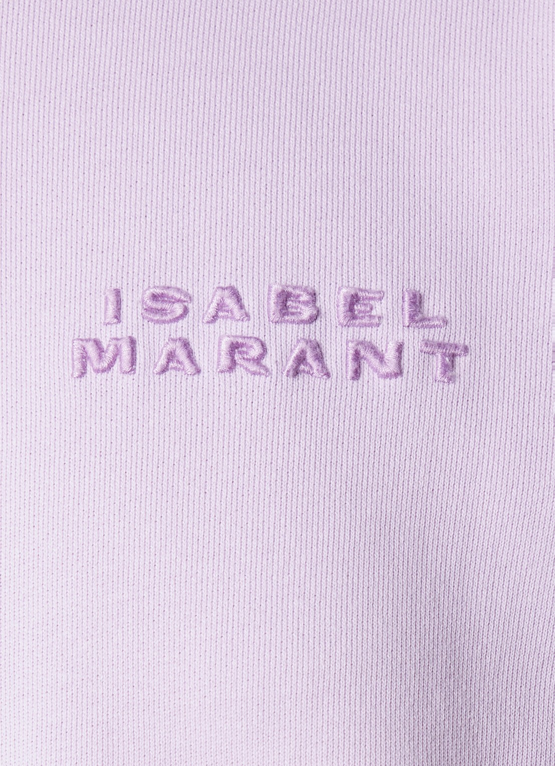 Isabel Marant Shad sweater met logoborduring - detail 2 lichtroze