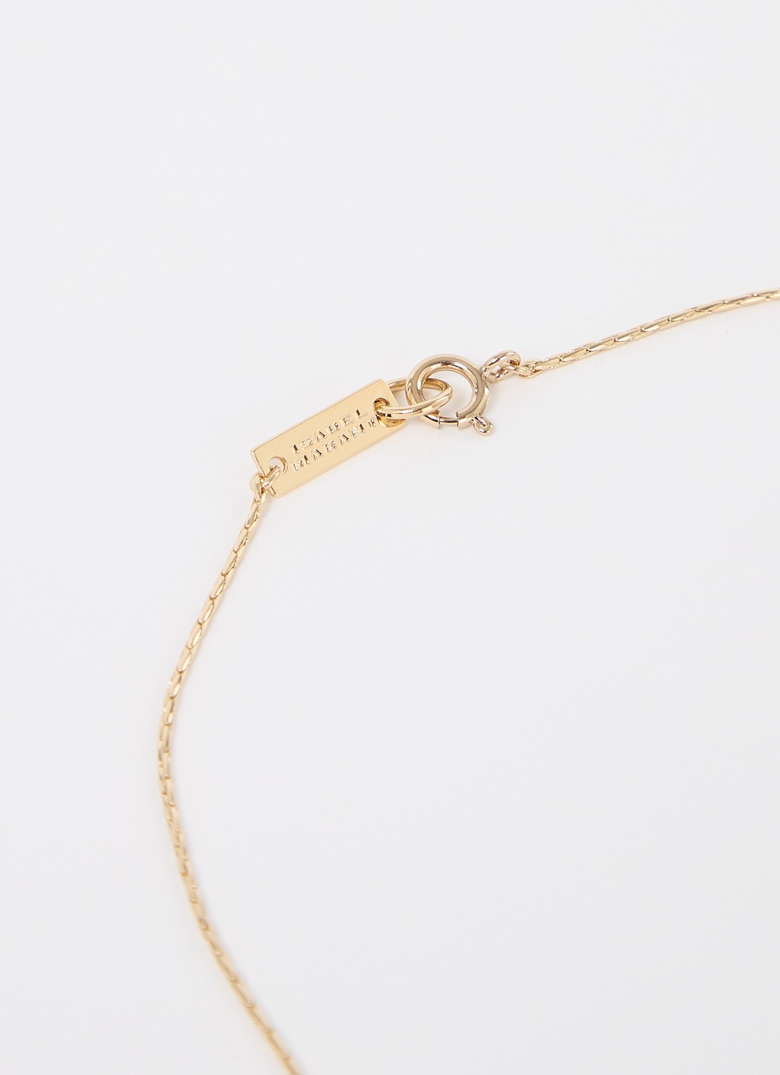 Isabel Marant Shiny Day ketting met hanger - detail 2 goud