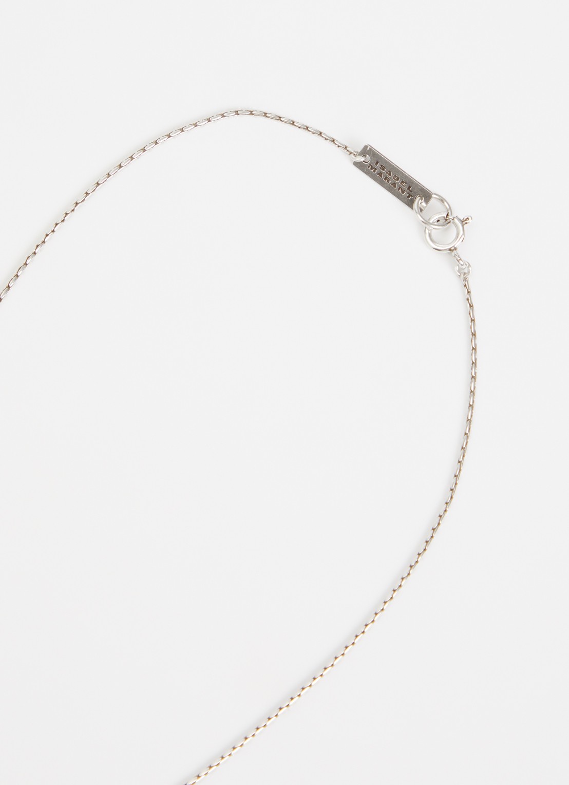 Isabel Marant Shiny Day ketting met hanger - detail 2 zilver