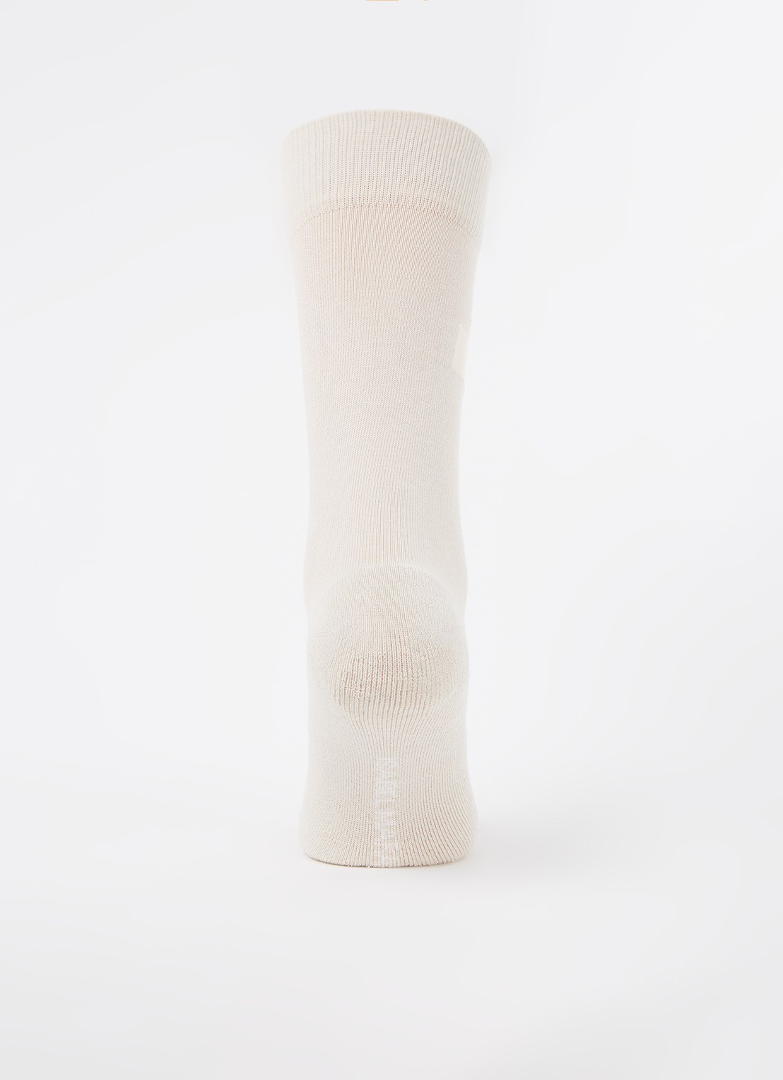 Isabel Marant Siloki sok met logo - voorkant 2 donkerbeige