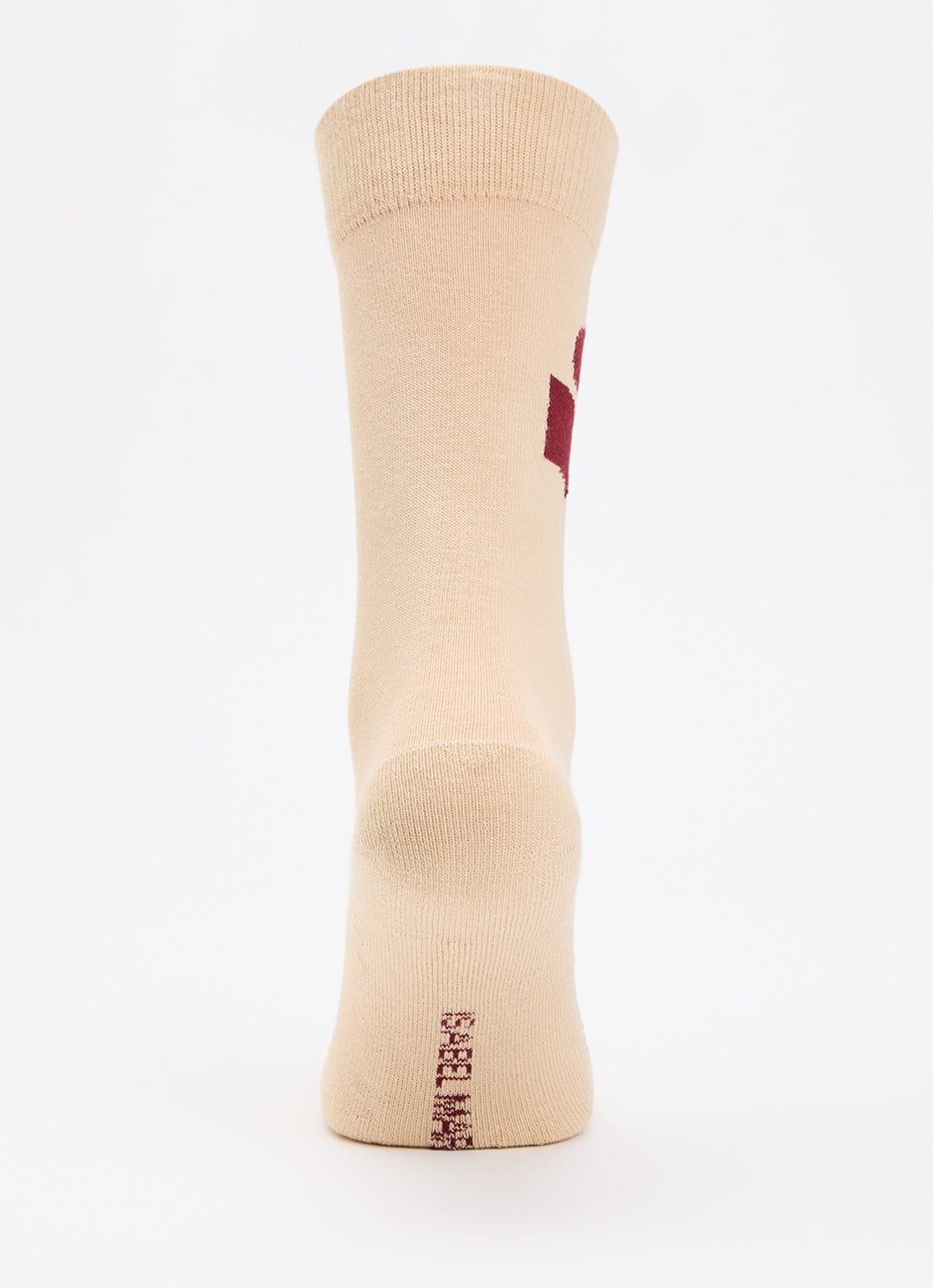 Isabel Marant Siloki sok met logo - voorkant 3 beige