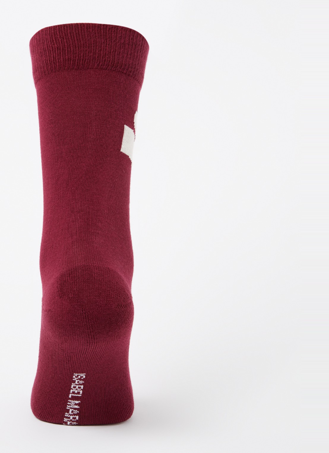 Isabel Marant Siloki sok met logo - voorkant 3 bordeauxrood