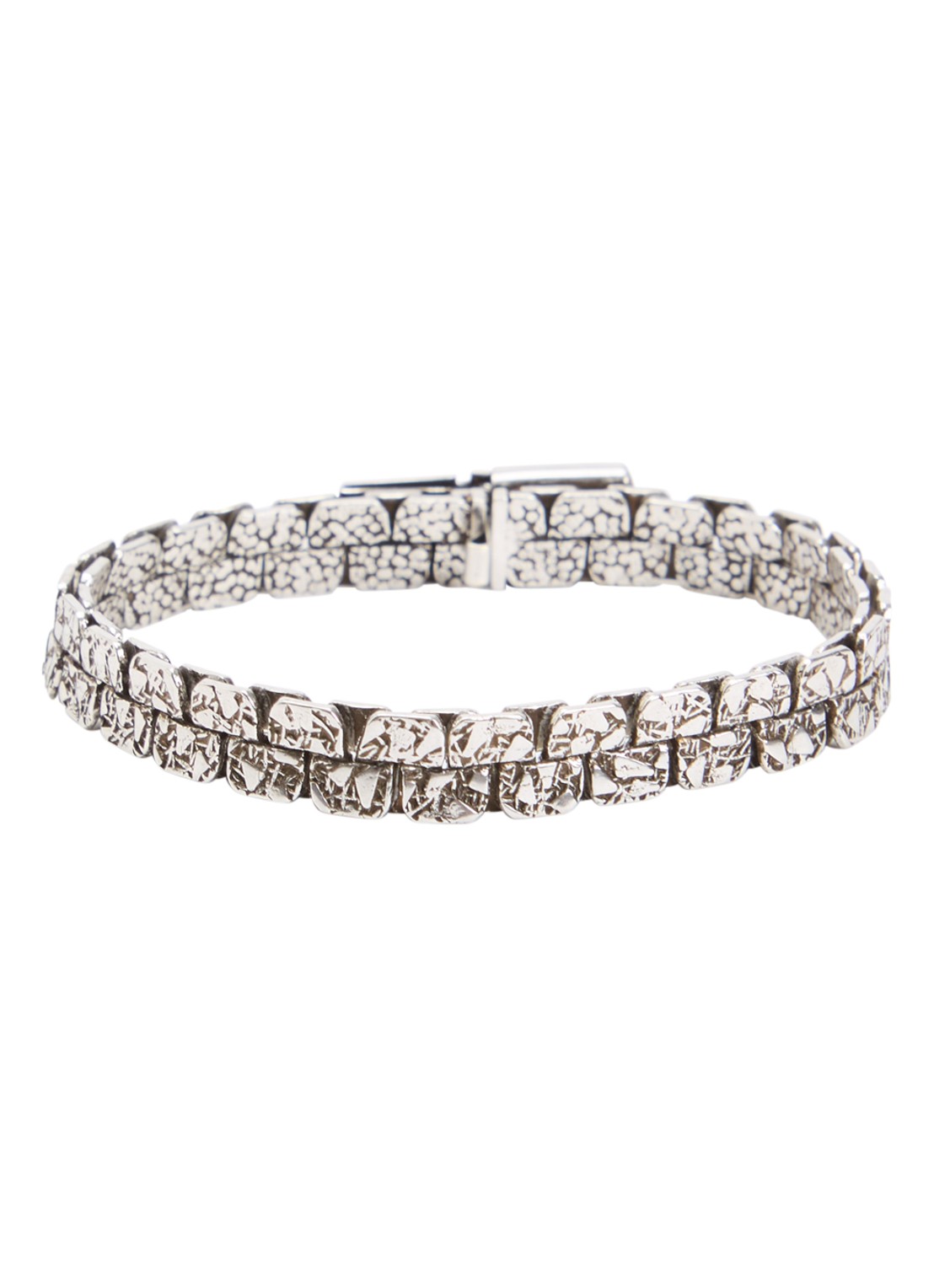 Isabel Marant Single schakelarmband - voorkant zilver