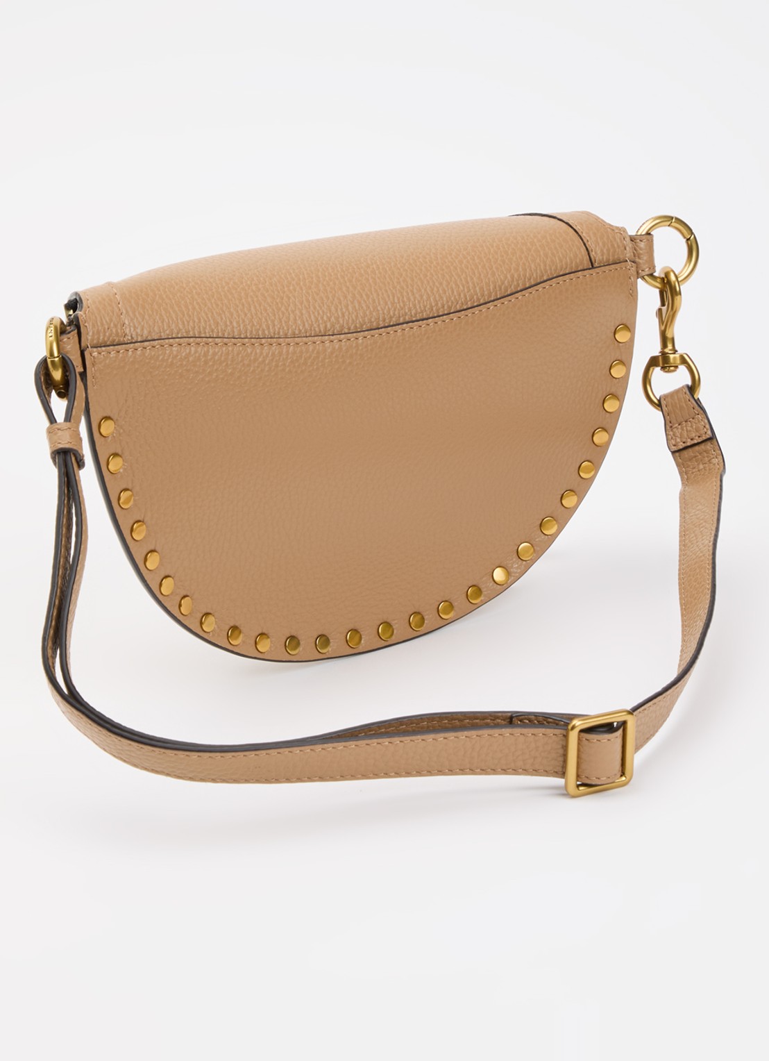 Isabel Marant Skano heuptas van kalfsleer met studs - achterkant 2 camel