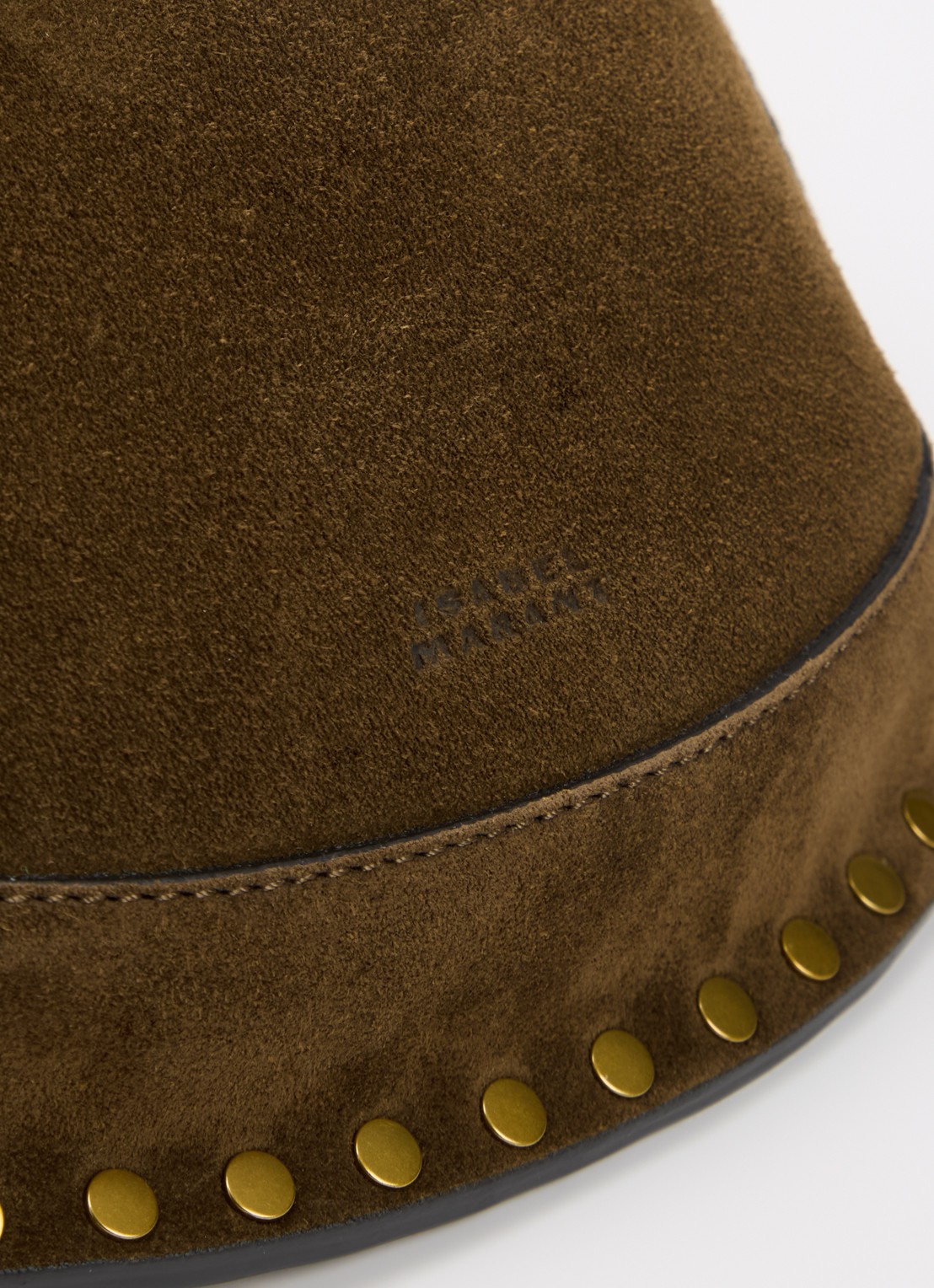Isabel Marant Skano heuptas van kalfssuède met studs - detail 6 bruin