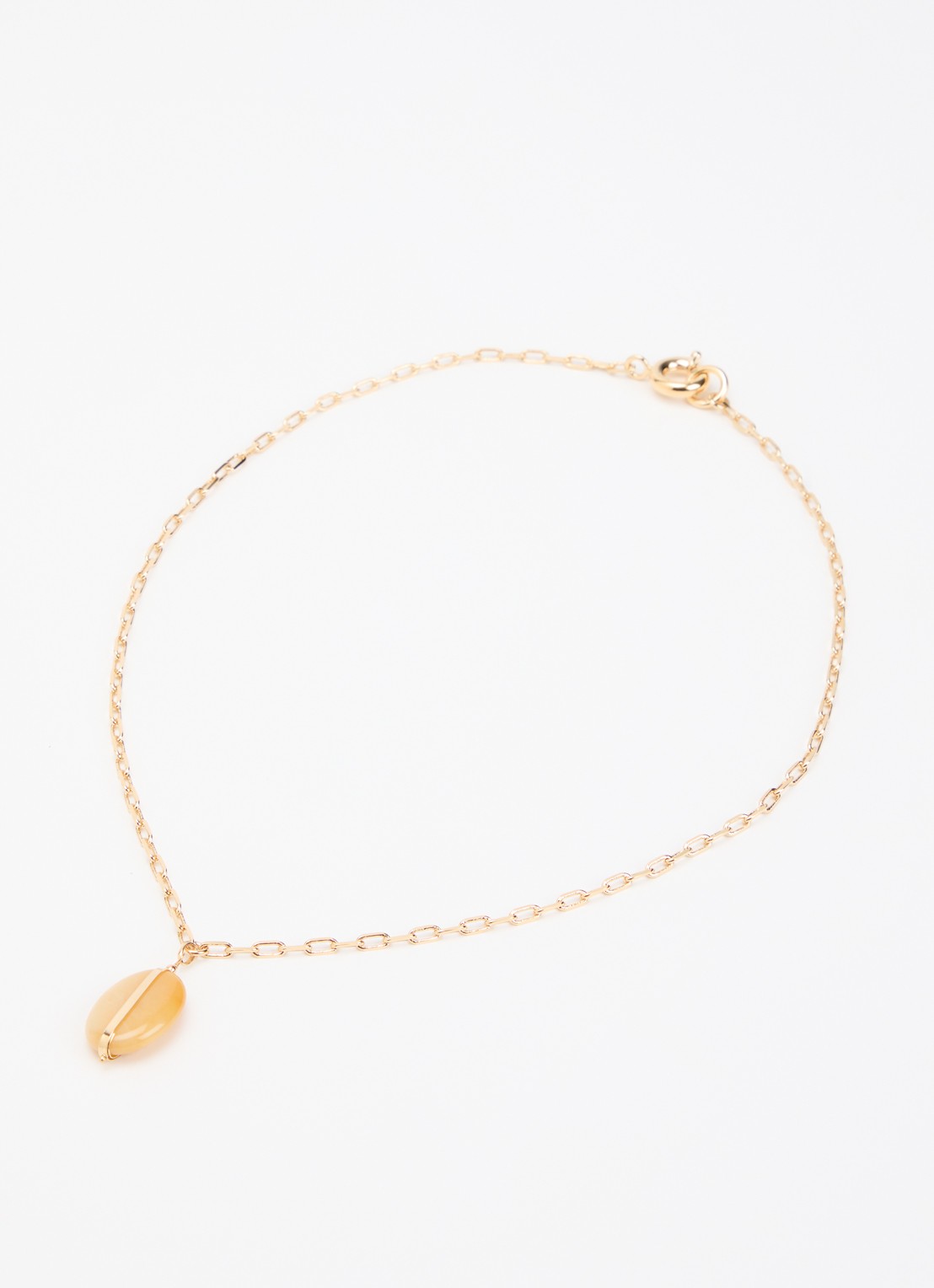 Isabel Marant Stones ketting met hanger - detail 2 geel