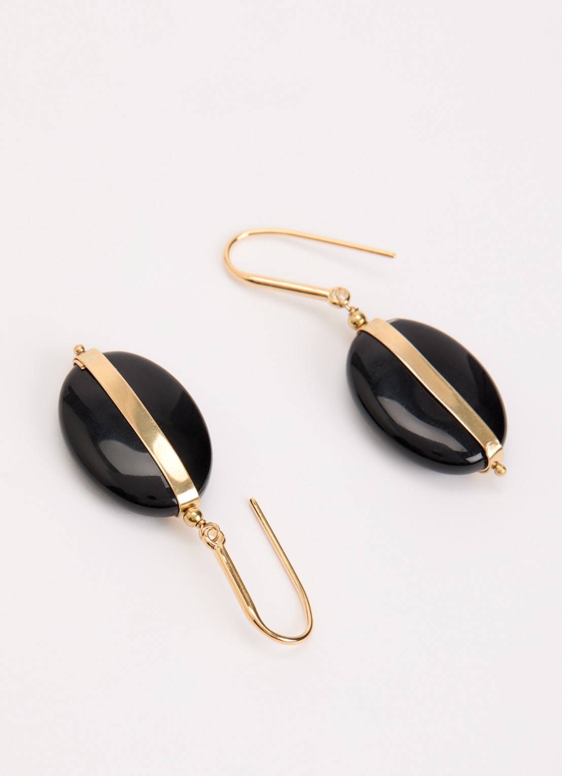 Isabel Marant Stones oorhangers - detail zwart