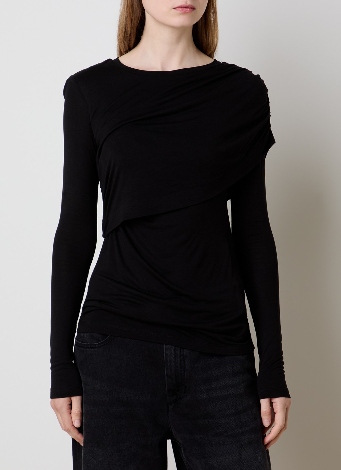 Isabel Marant Top met stretch - detail zwart
